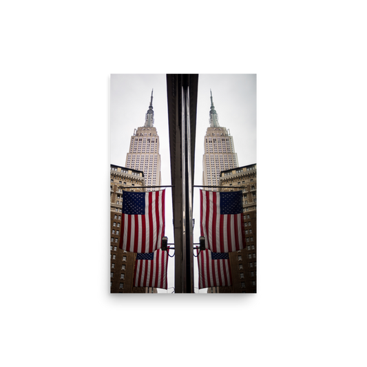 Tirage photo de New York "Empire Reflection" - NY - The Artistic Way
