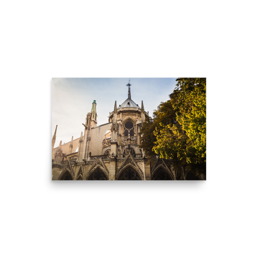 Tirage photo de Paris "Back of Notre-Dame" - Paris - The Artistic Way