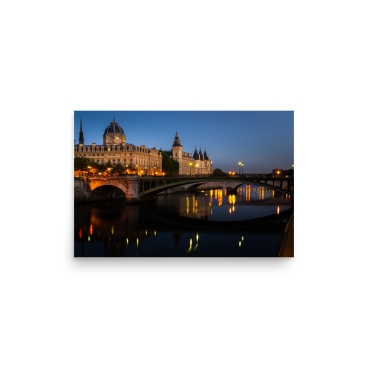 Tirage photo de Paris "Blue Conciergerie" - Paris - The Artistic Way
