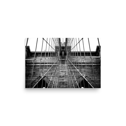 Tirage photo de New York "Brooklyn Bridge 1875" - NY - The Artistic Way
