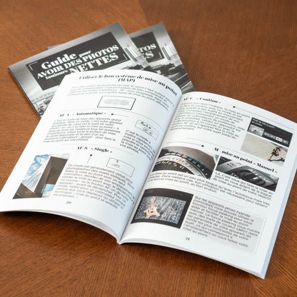Guide pour AVOIR DES PHOTOS toujours NETTES - Like an Artist