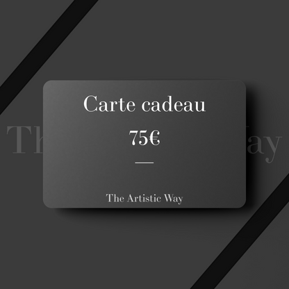 Carte cadeau 75€ - The Artistic Way
