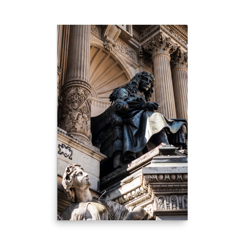 Tirage photo de Paris "Fontaine Molière et la Comédie sérieuse" - Paris - The Artistic Way