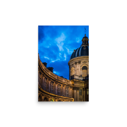 Tirage photo de Paris "Institut de France at Blue Hour" - Paris - The Artistic Way