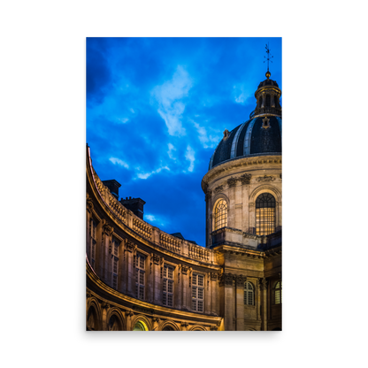 Tirage photo de Paris "Institut de France at Blue Hour" - Paris - The Artistic Way