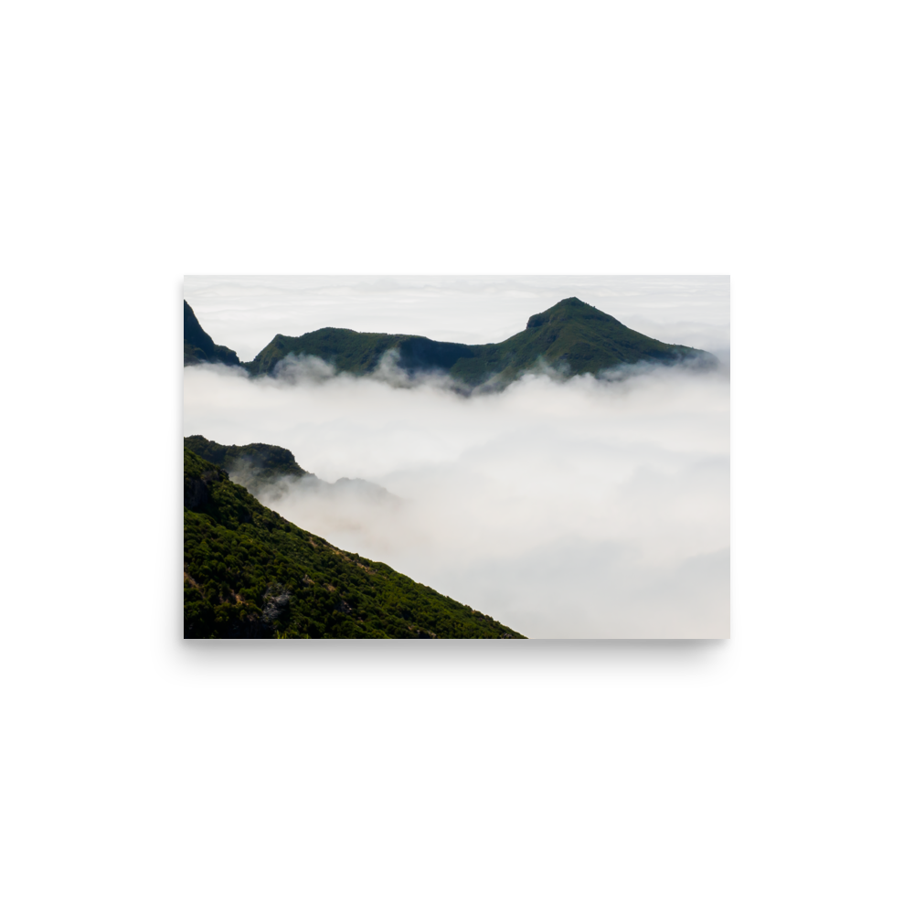 Tirage Photo de Madère « Over the clouds at the Pico Ruivo » – Madère