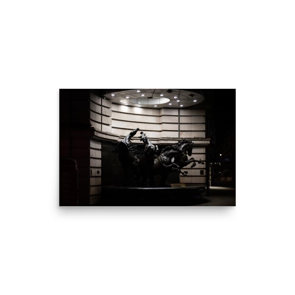 Tirage photo de Londres "The Horses of Helios at night" - London - The Artistic Way
