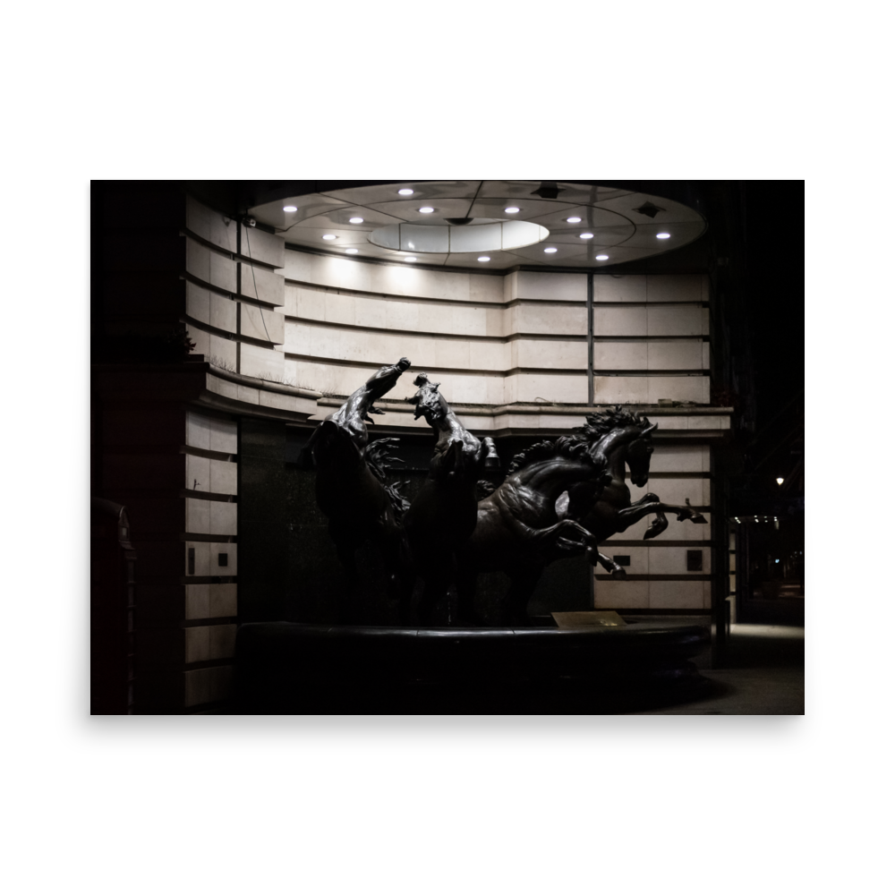 Tirage photo de Londres "The Horses of Helios at night" - London - The Artistic Way
