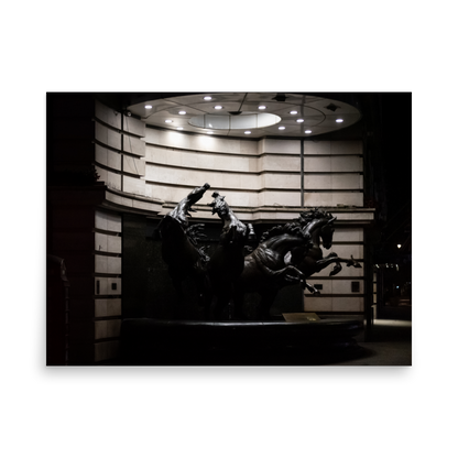 Tirage photo de Londres "The Horses of Helios at night" - London - The Artistic Way