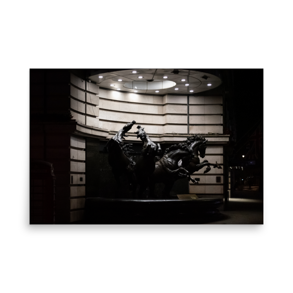 Tirage photo de Londres "The Horses of Helios at night" - London - The Artistic Way