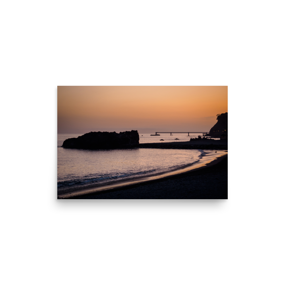 Tirage Photo de Madère "Sunset at the beach" - Madère - The Artistic Way