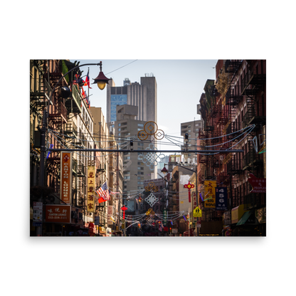 Tirage photo de New York "Welcome to Chinatown" - NY - The Artistic Way