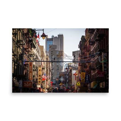 Tirage photo de New York "Welcome to Chinatown" - NY - The Artistic Way