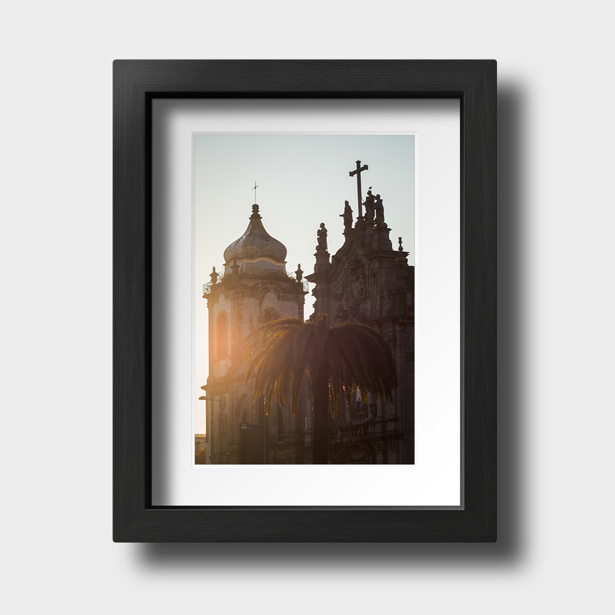 Tirage photo de Porto "Sunset over Carmo Church" - Porto - The Artistic Way