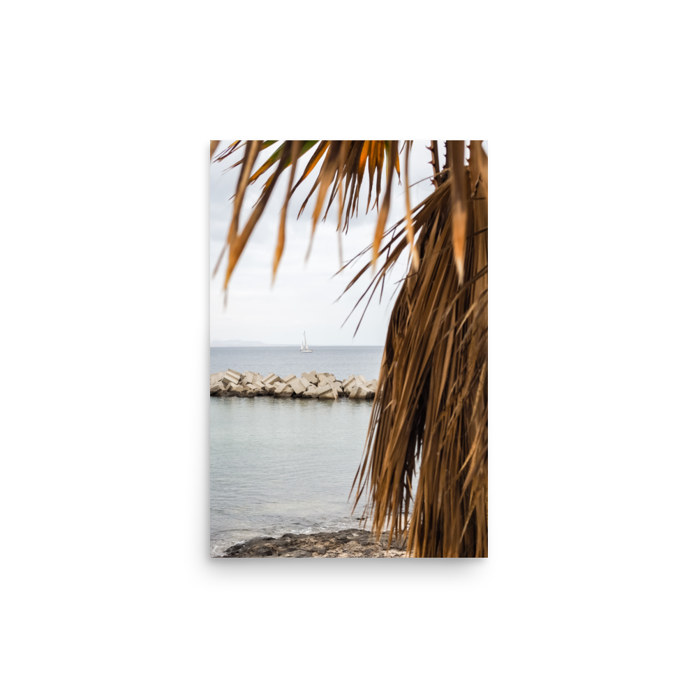 Tirage photo de Lanzarote "Quiet view from Lanzarote" - Îles Canaries - The Artistic Way