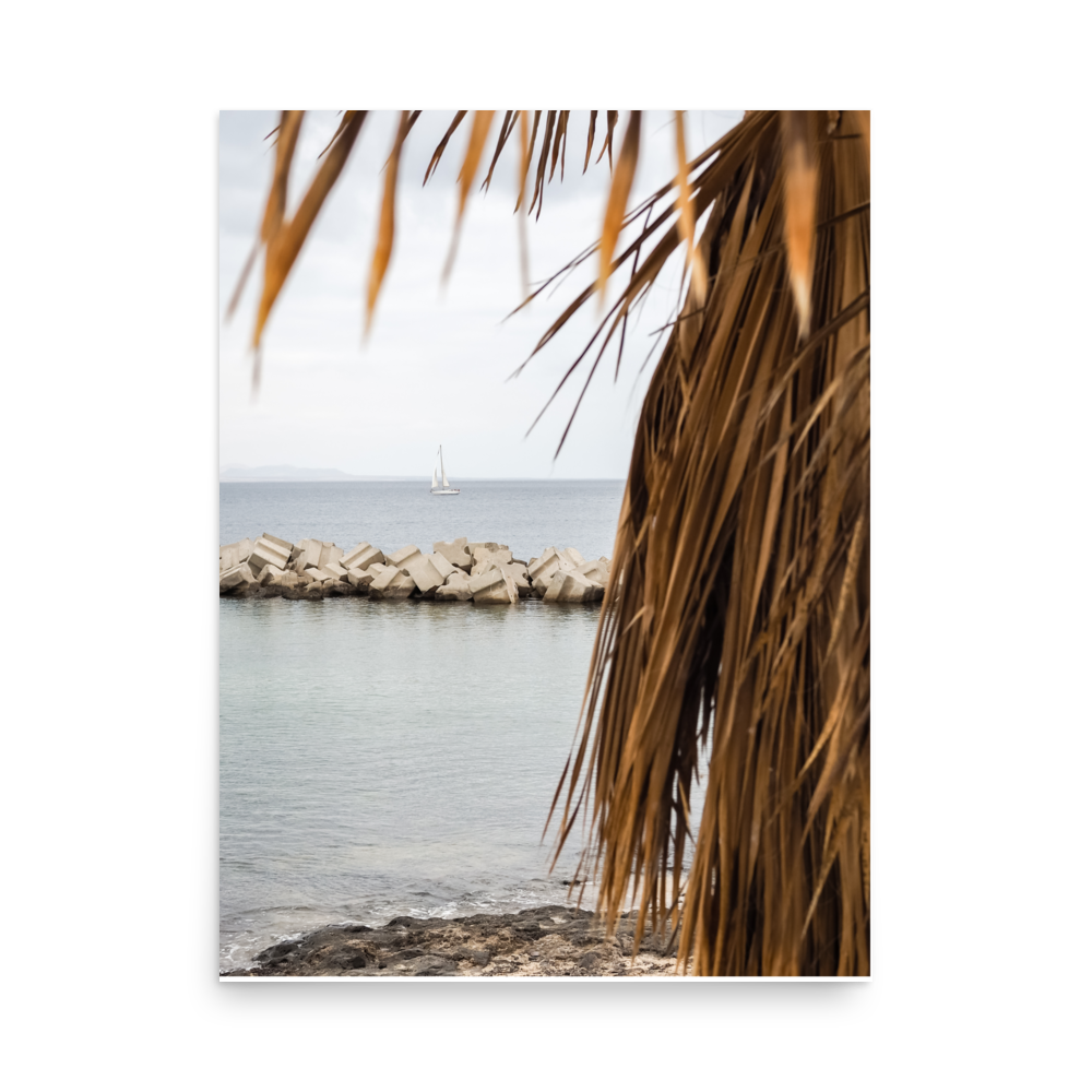Tirage photo de Lanzarote "Quiet view from Lanzarote" - Îles Canaries - The Artistic Way