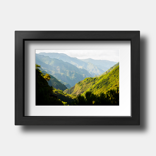 Tirage photo de Madère "Mountain layers of Madeira" - Madère - The Artistic Way