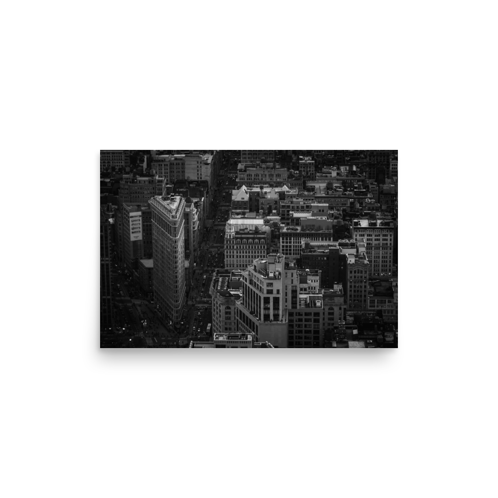 Tirage photo de New York "Flatiron District from the Empire" - NY - The Artistic Way