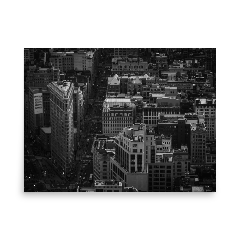 Tirage photo de New York "Flatiron District from the Empire" - NY - The Artistic Way