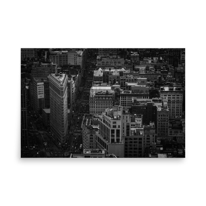 Tirage photo de New York "Flatiron District from the Empire" - NY - The Artistic Way
