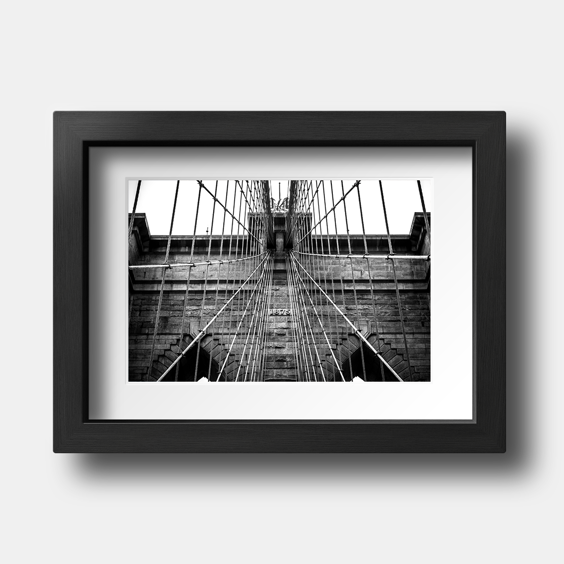 Tirage photo de New York "Brooklyn Bridge 1875" - NY - The Artistic Way