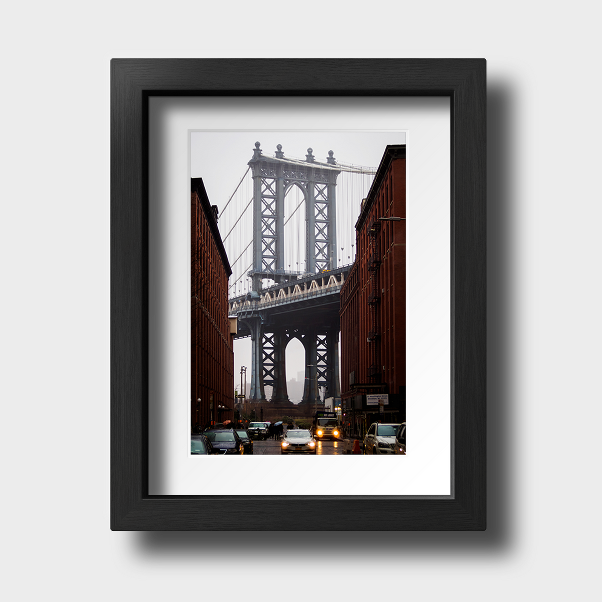 Tirage photo de New York "Rainy Dumbo" - NY - The Artistic Way