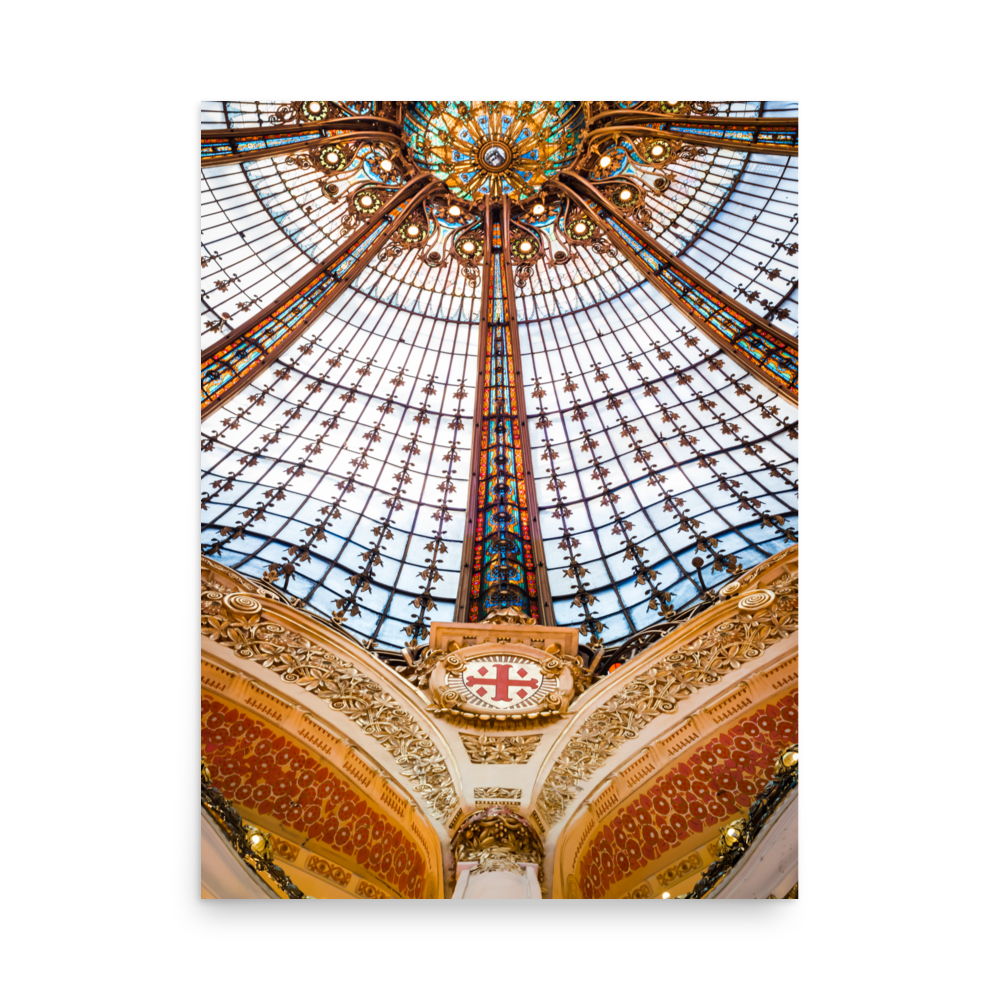 Tirage photo de Paris "Golden dome Lafayette" - Paris - The Artistic Way