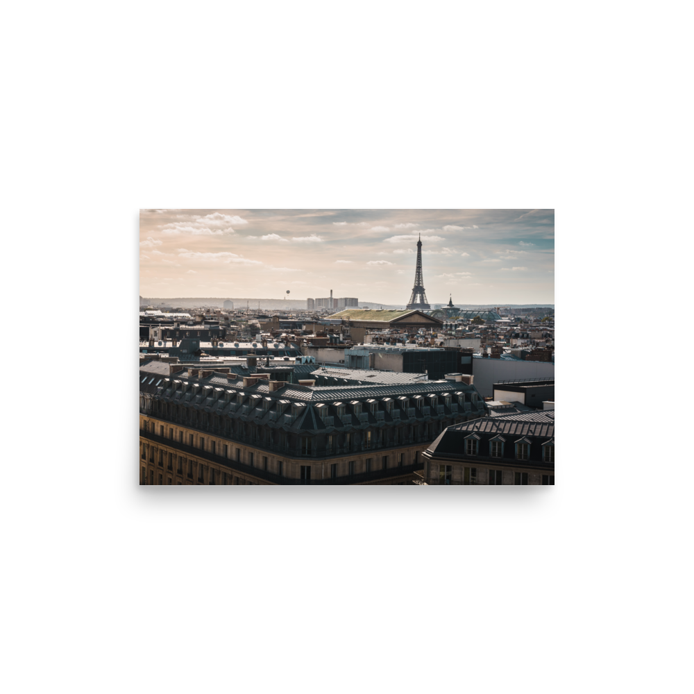 Tirage photo de Paris "Les toits de Paris" - Paris - The Artistic Way