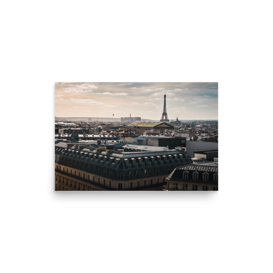 Tirage photo de Paris "Les toits de Paris" - Paris - The Artistic Way