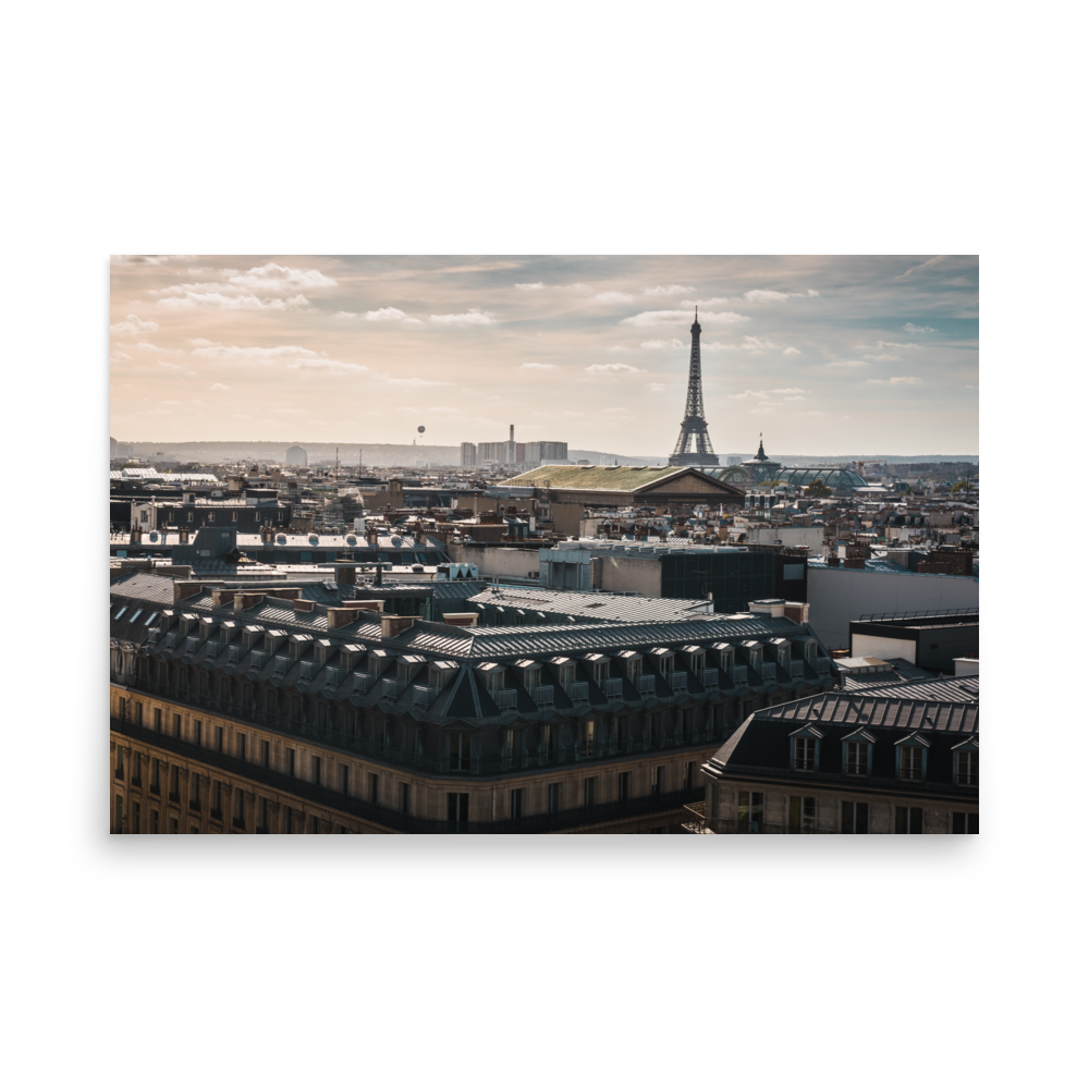 Tirage photo de Paris "Les toits de Paris" - Paris - The Artistic Way