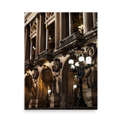Tirage photo de Paris "Night at the Opera Garnier" - Paris - The Artistic Way