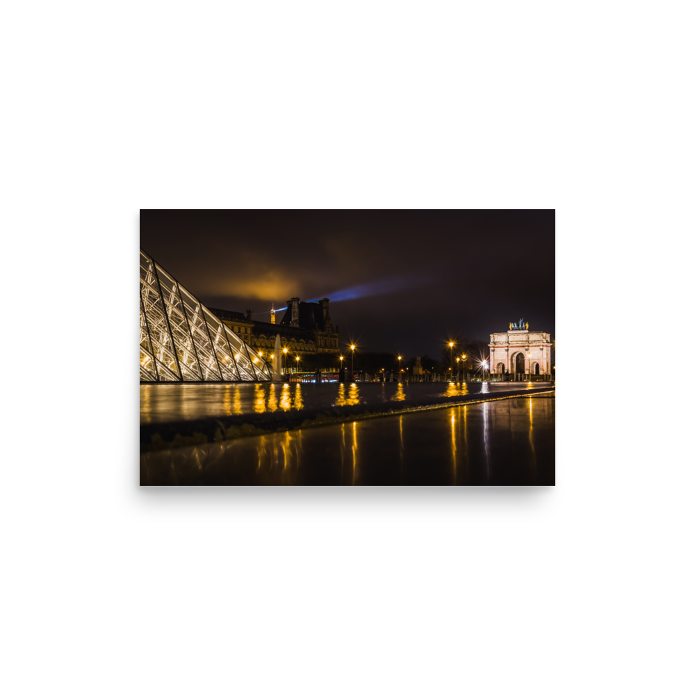 Tirage photo de Paris "Night by Paris" - Paris - The Artistic Way