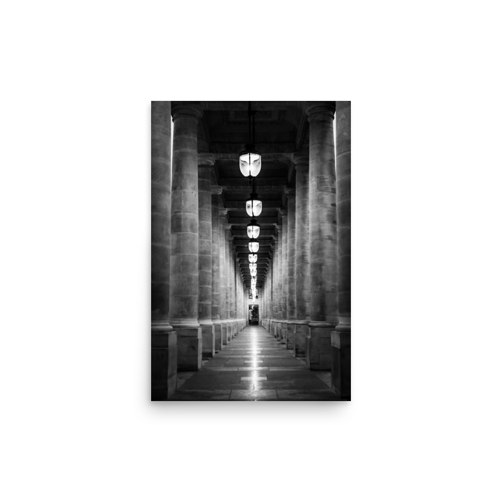 Tirage photo de Paris "Royal way of the Palais Royal" - Paris - The Artistic Way