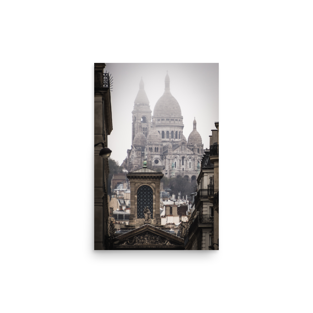 Tirage photo de Paris "Le Sacré-Coeur depuis NDdL" - Paris - The Artistic Way