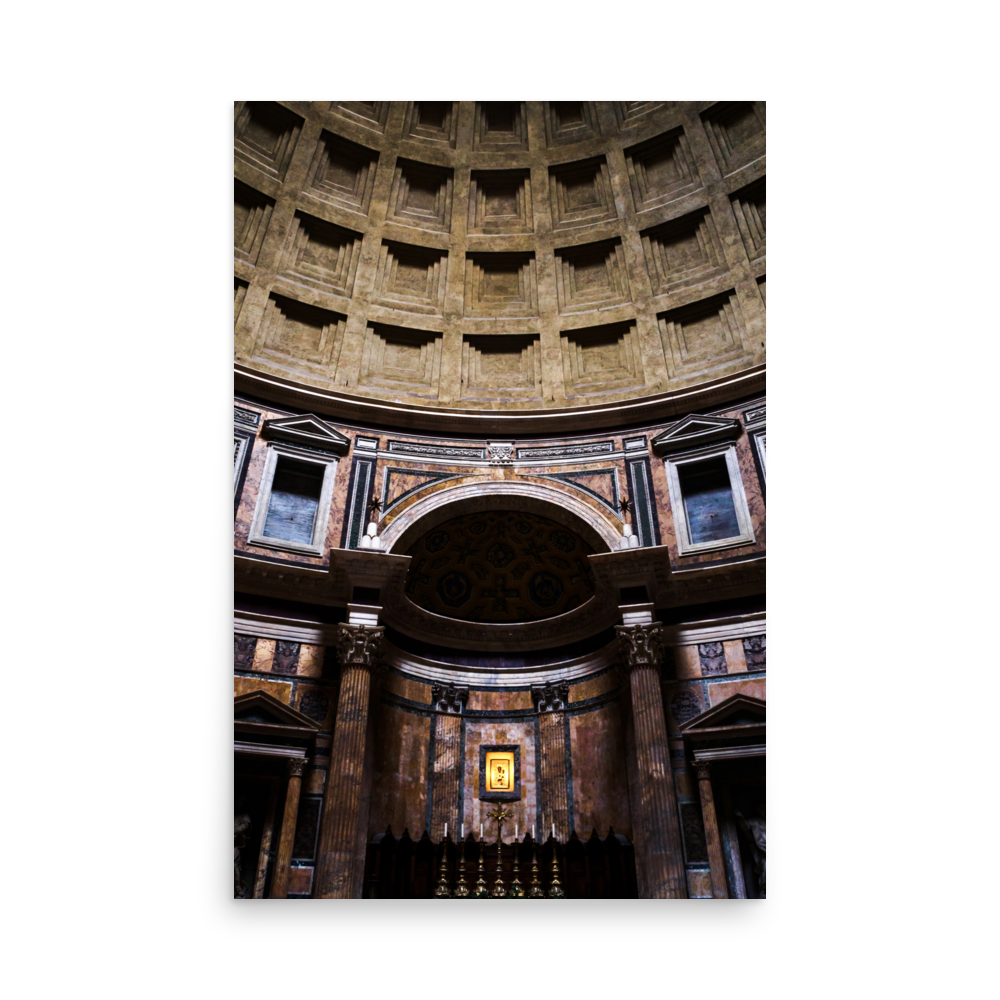 Tirage Photo de Rome "Altar of the Pantheon in Rome" - Rome - The Artistic Way