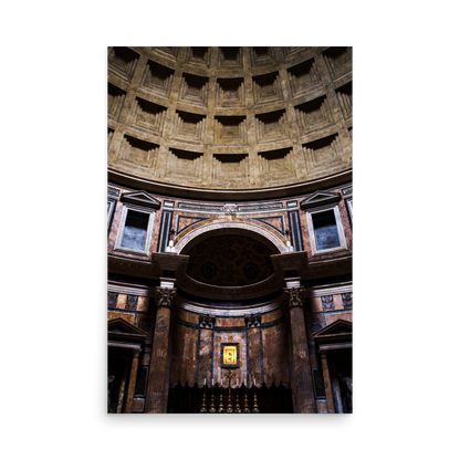 Tirage Photo de Rome "Altar of the Pantheon in Rome" - Rome - The Artistic Way