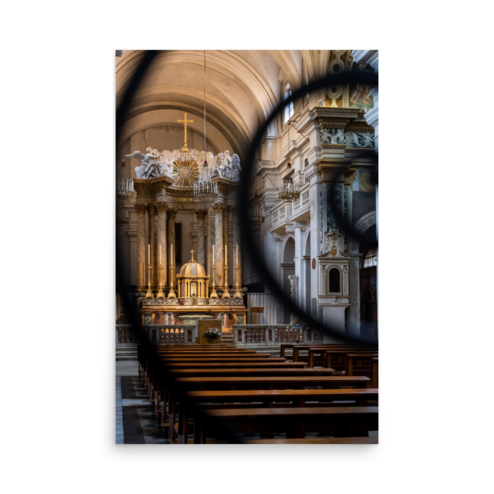 Tirage photo de Rome "Inside Trinità Dei Monti" - Rome - The Artistic Way