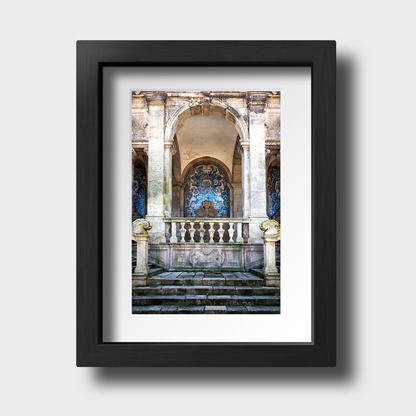 Tirage photo de Porto « Azulejos of the secondary entrance of the Se Cathedral » – Porto