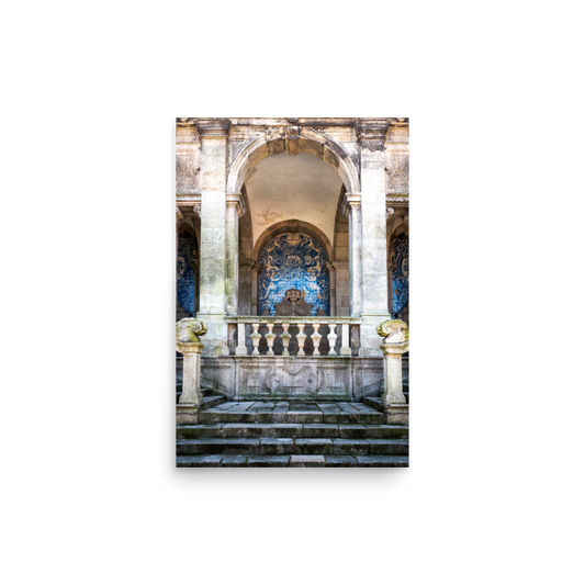 Tirage photo de Porto « Azulejos of the secondary entrance of the Se Cathedral » – Porto