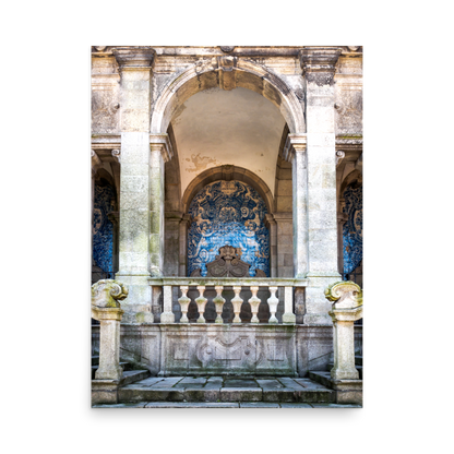 Tirage photo de Porto « Azulejos of the secondary entrance of the Se Cathedral » – Porto