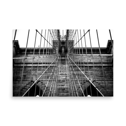 Tirage photo de New York "Brooklyn Bridge 1875" - NY - The Artistic Way